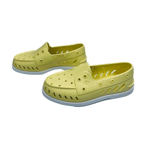 Sperry Shoes - Sperry Top Sider Shoes Sz 8 Women’s Yellow Float Boat Slip On Foam Beach New
